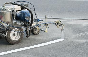 parking lot striping machine